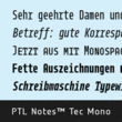PTL Notes Tec Mono™