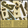 Sign Decal JNL