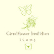 Carrotflower Invitation Icons™