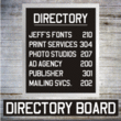 Directory Board JNL