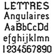 Lettres Angulaires