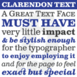 Clarendon Text