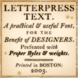 Letterpress Text