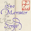 1540 Mercator Script
