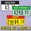 Pricing Labels JNL