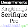 Kingthings Serifique Pro