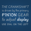 Pinion Display