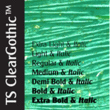 TS Clear Gothic™