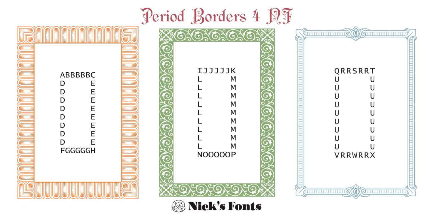Period Borders NF