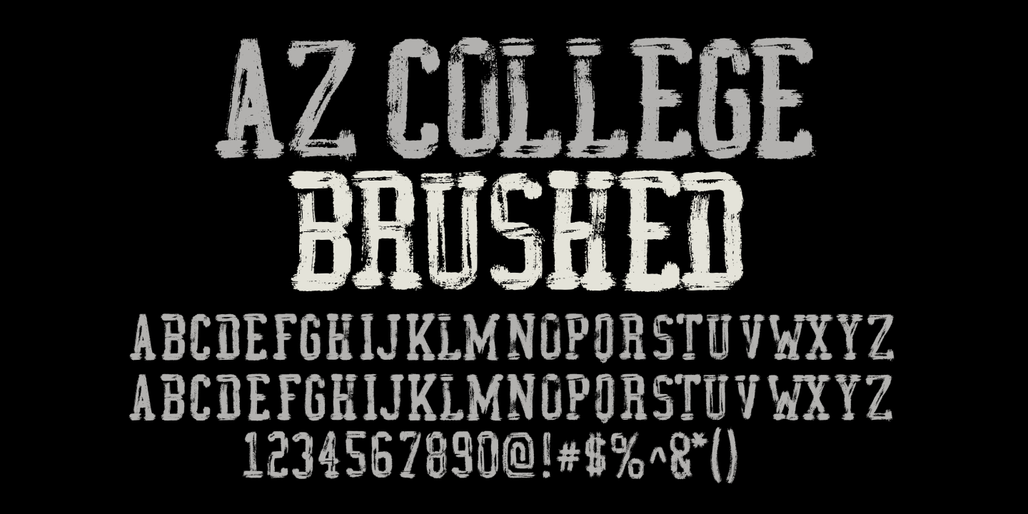 AZ College Brushed