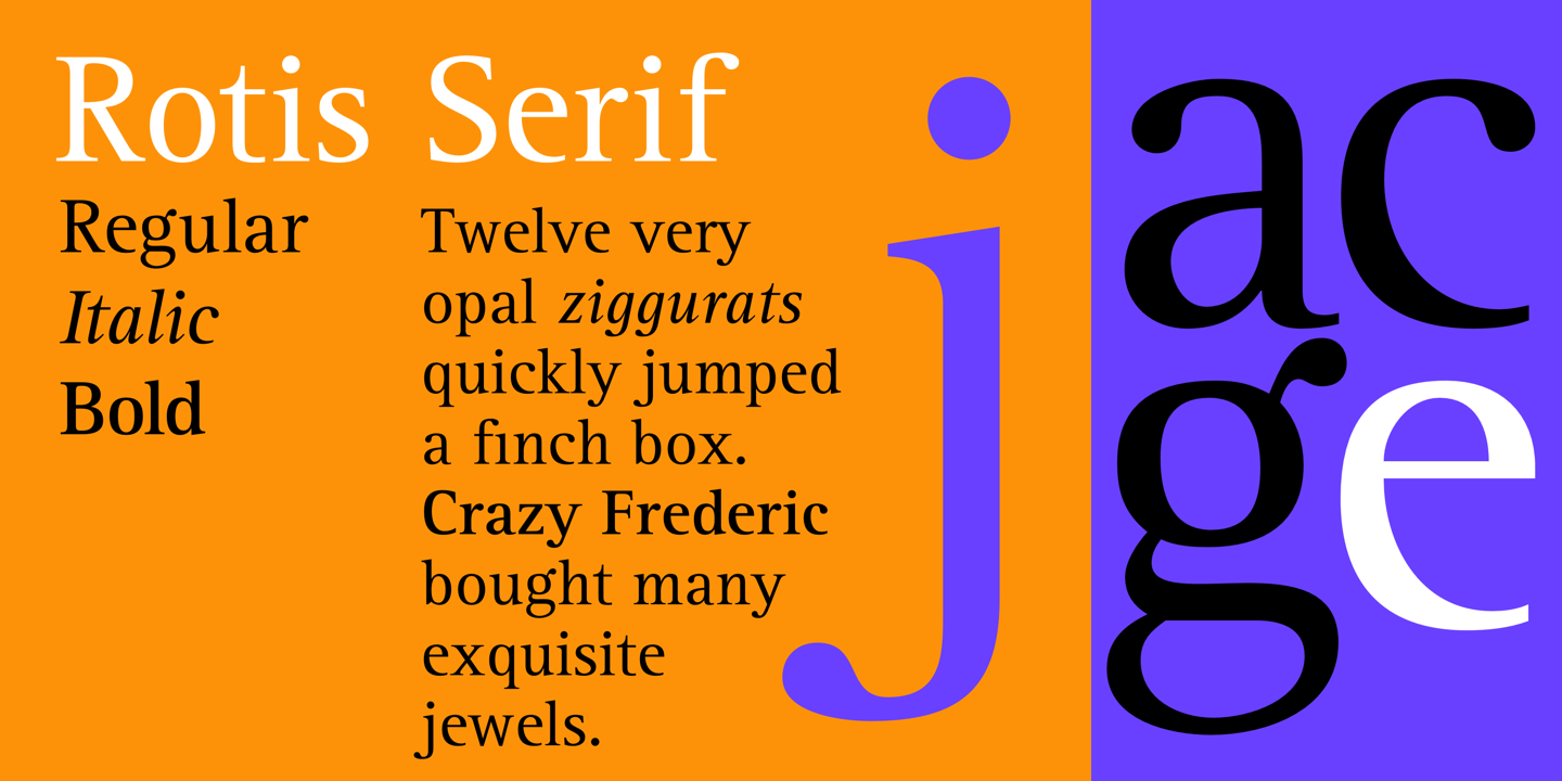 Rotis® Serif