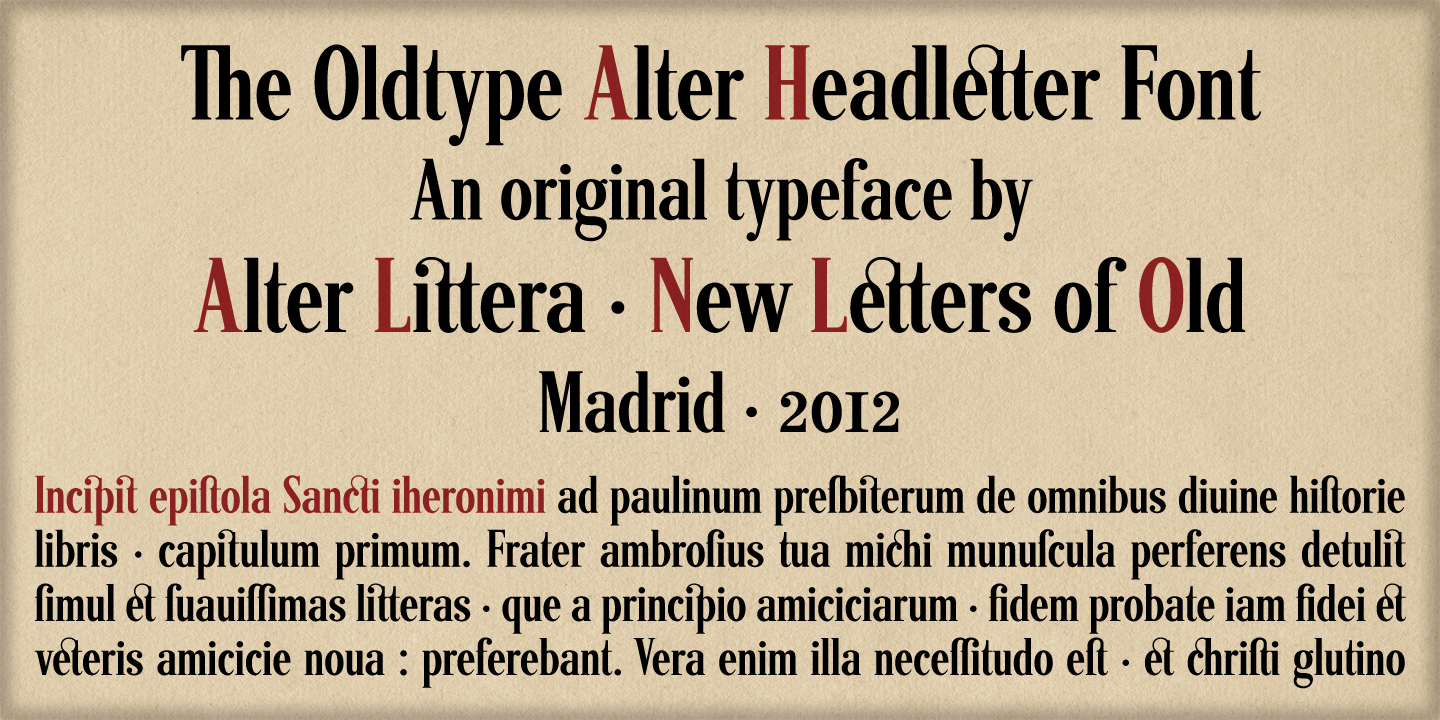 Alter Headletter