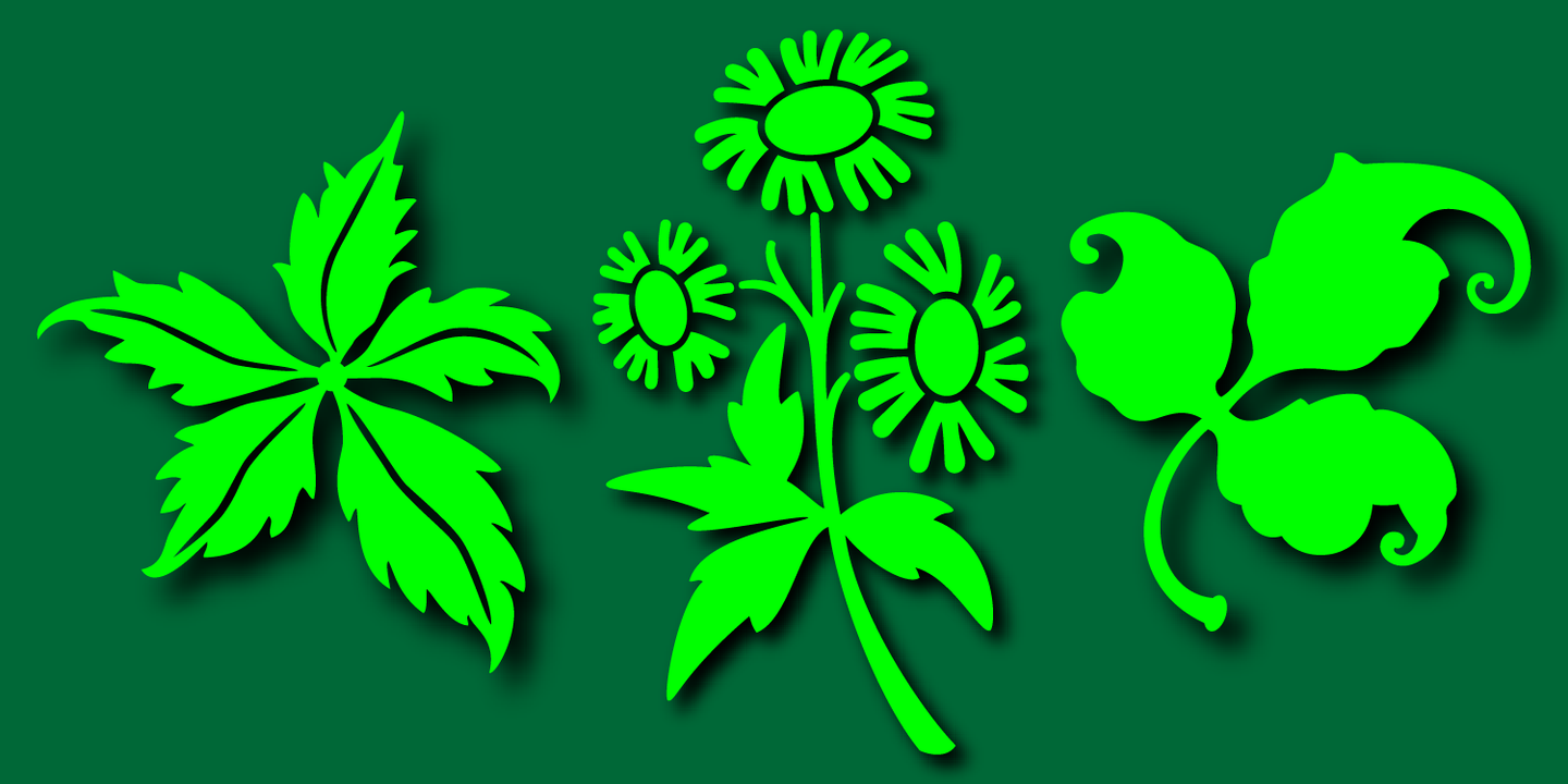 Printers Plant Ornaments