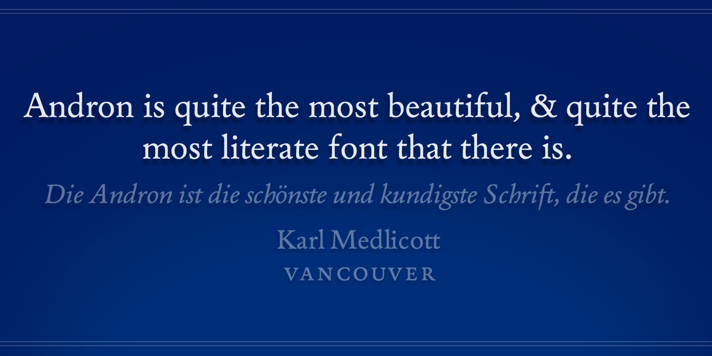 Andron 1 Latin Corpus™