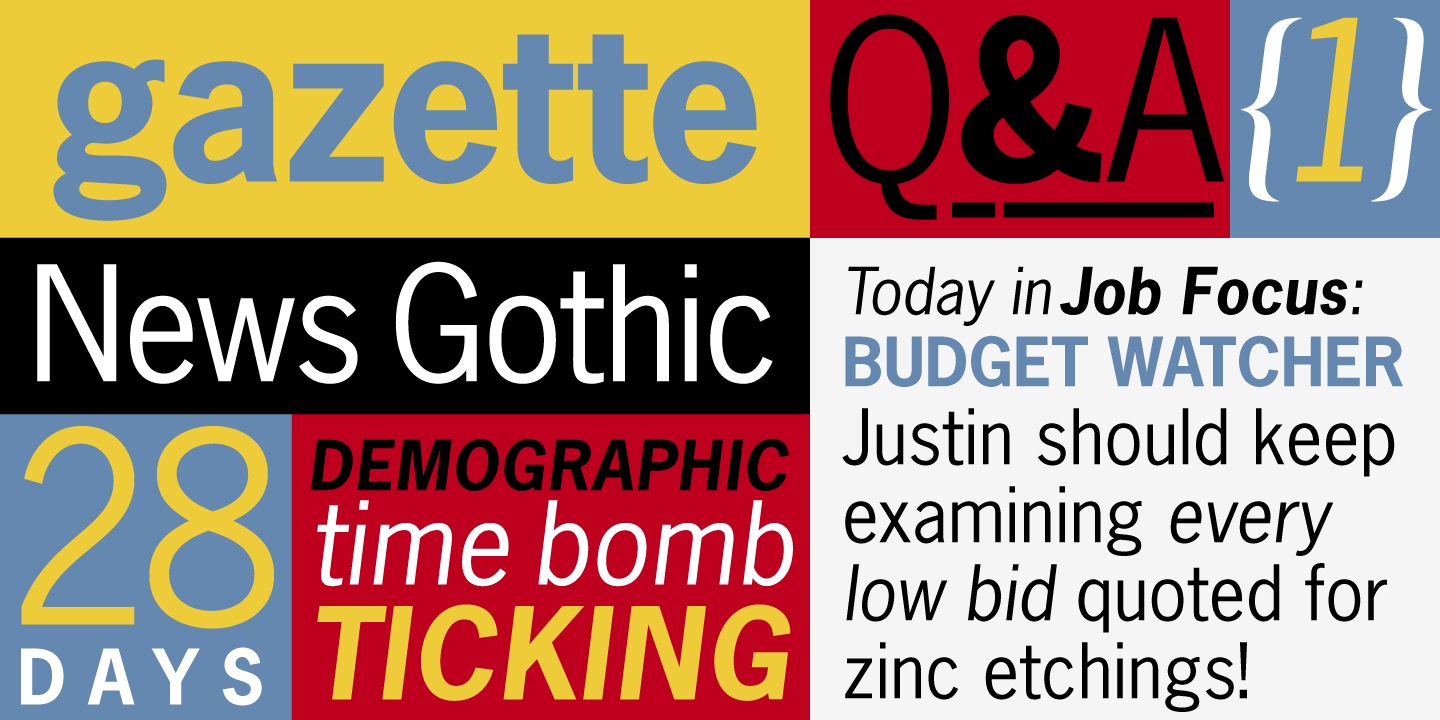 News Gothic™