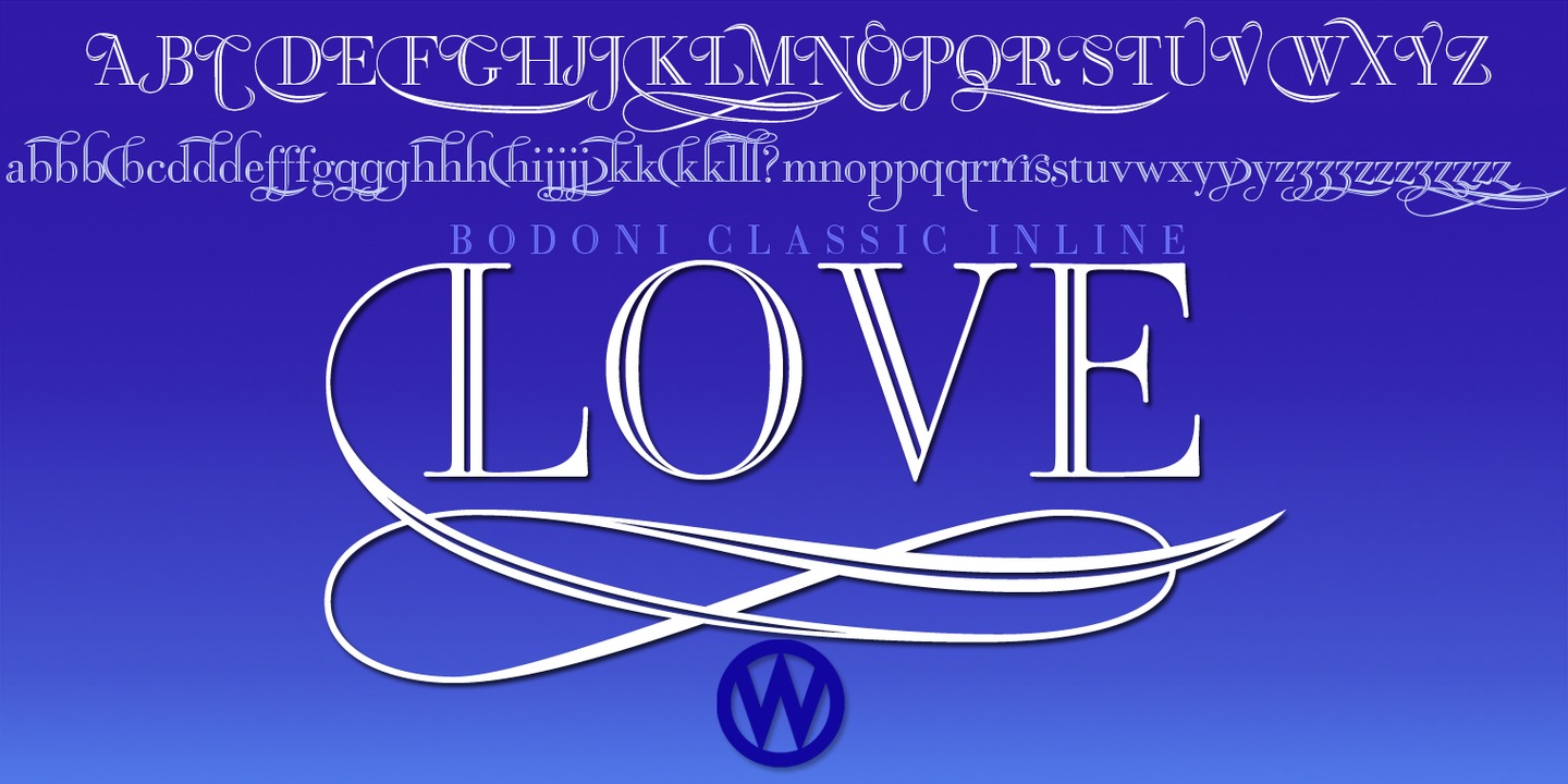 Bodoni Classic Inline