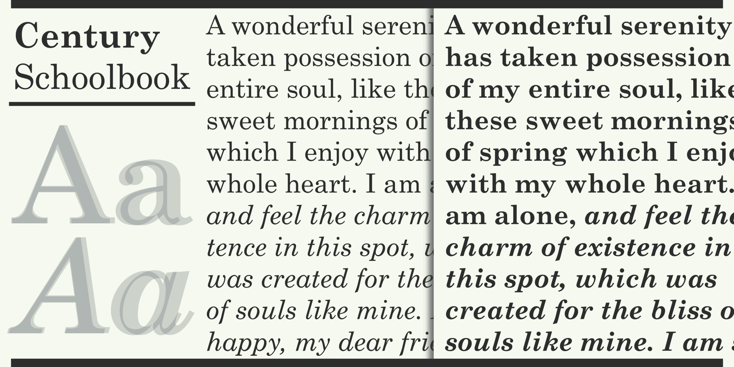 Century® Schoolbook