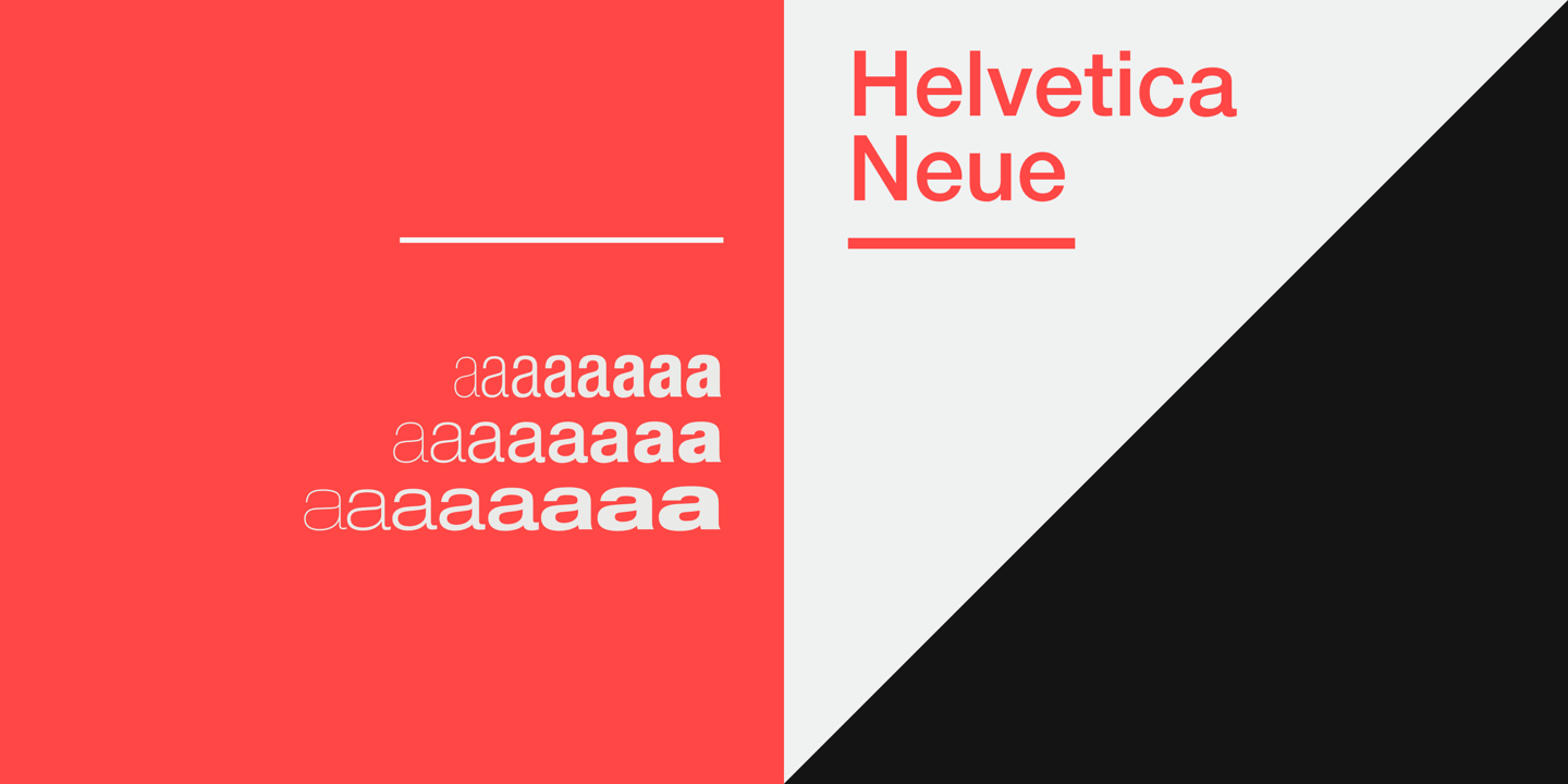 Helvetica® Neue