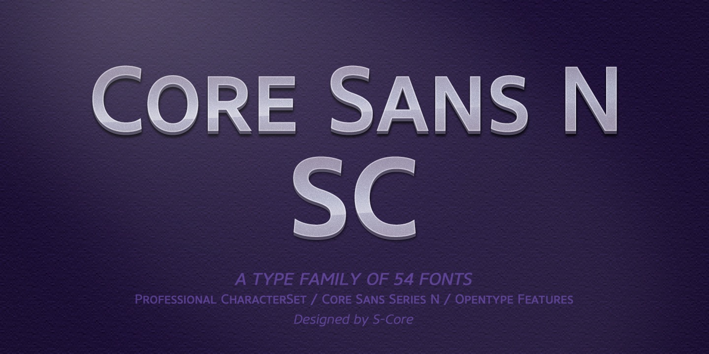 Core Sans N SC