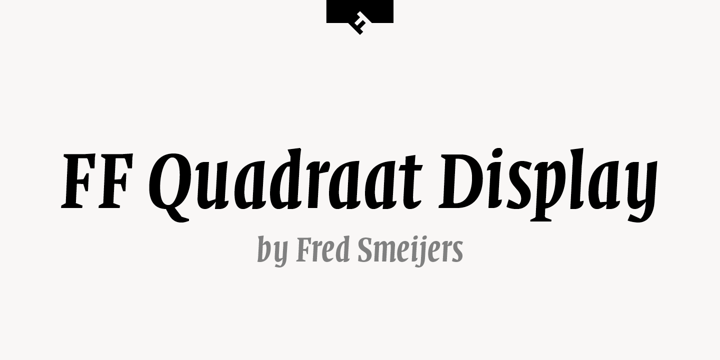 FF Quadraat Display®
