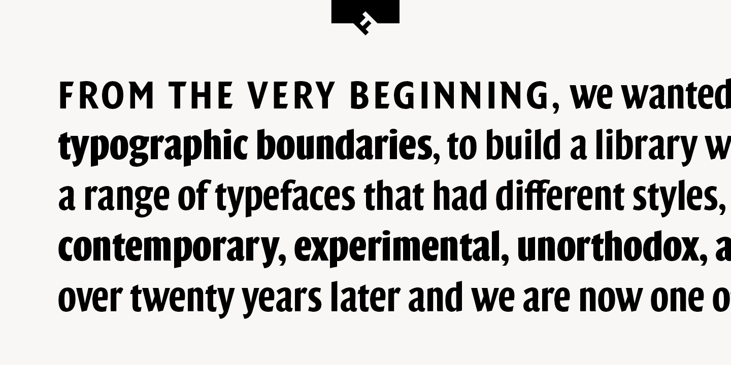 FF Quadraat Sans Display®