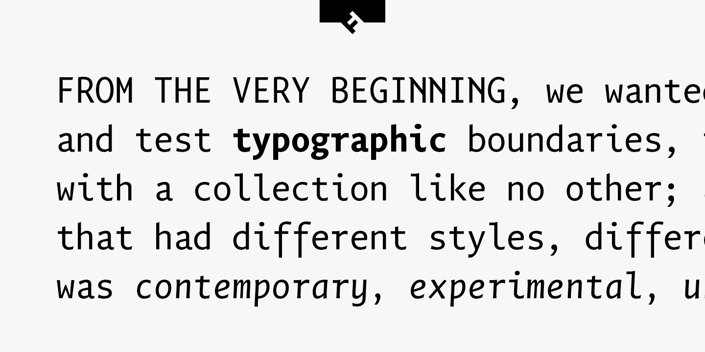 FF Quadraat Sans Mono®