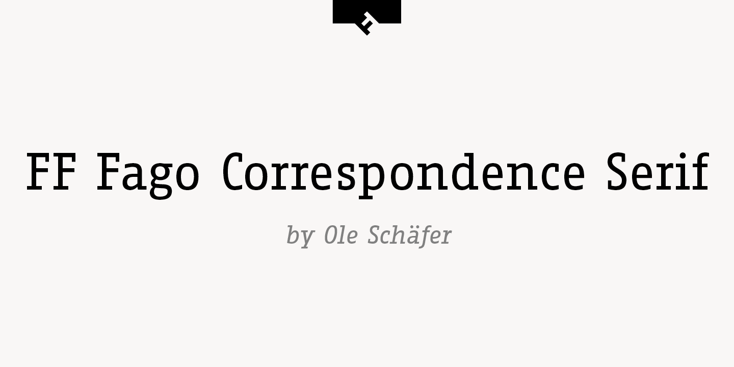 FF Fago Correspondance Serif Pro®