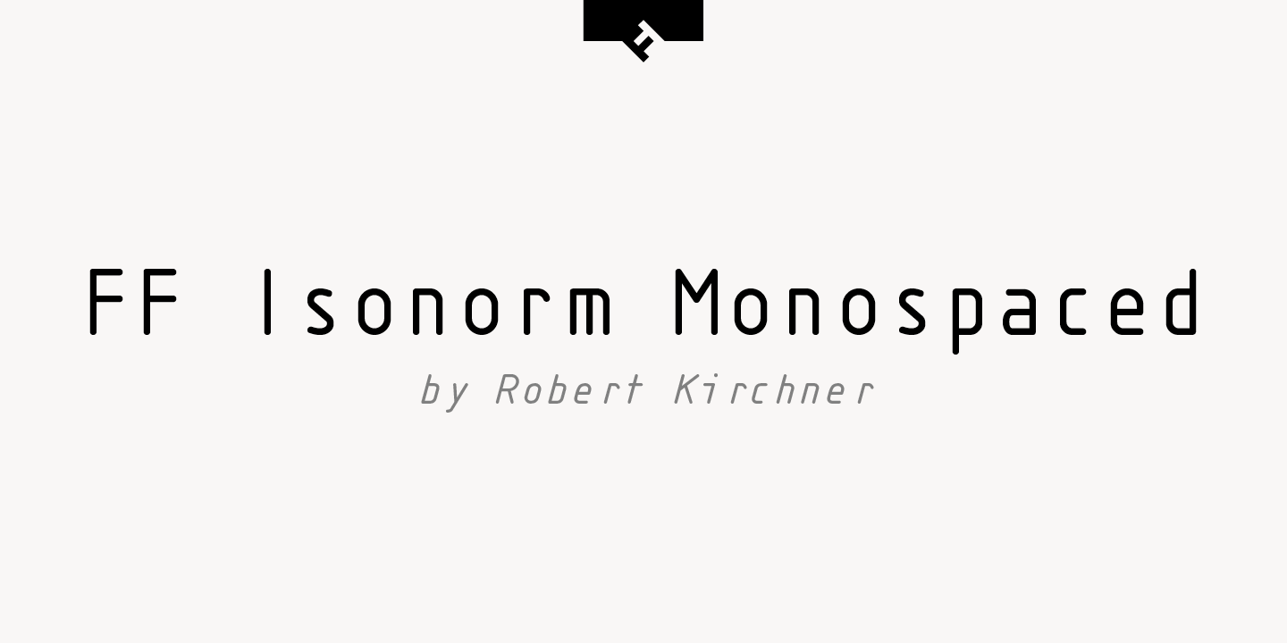 FF Isonorm Monospaced Pro®