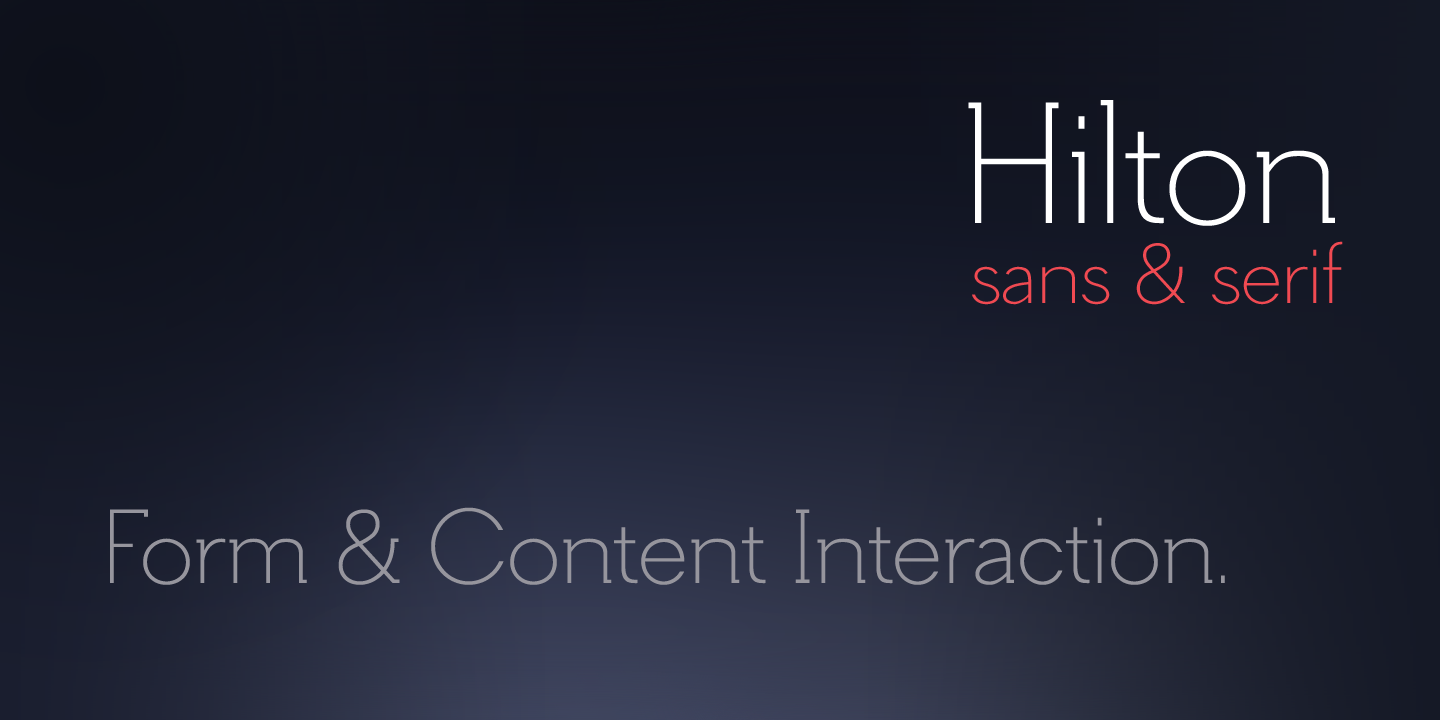 Hilton Serif™
