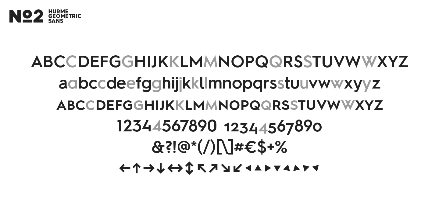 Hurme Geometric Sans No.2