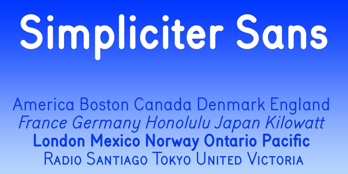 Simpliciter Sans