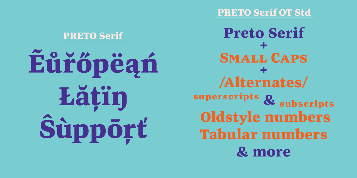 Preto Serif OT Std