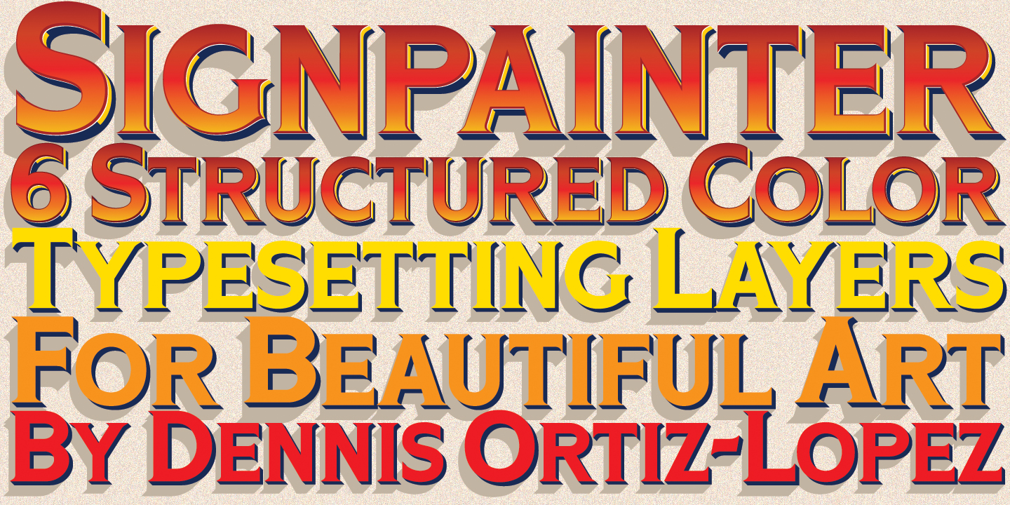OL Signpainter Titling