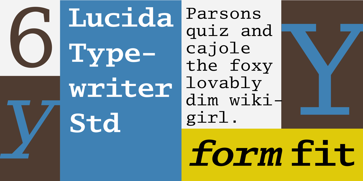 Lucida® Typewriter