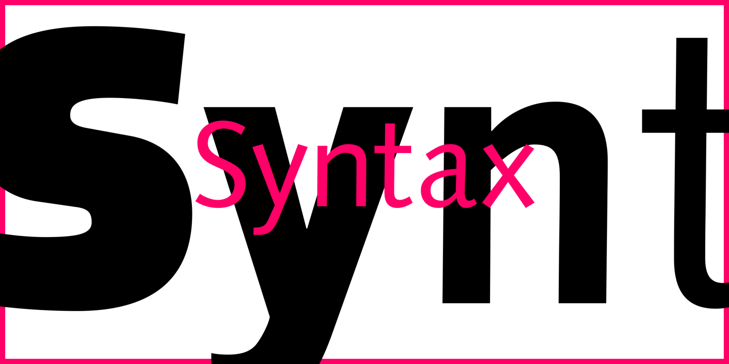 Syntax®