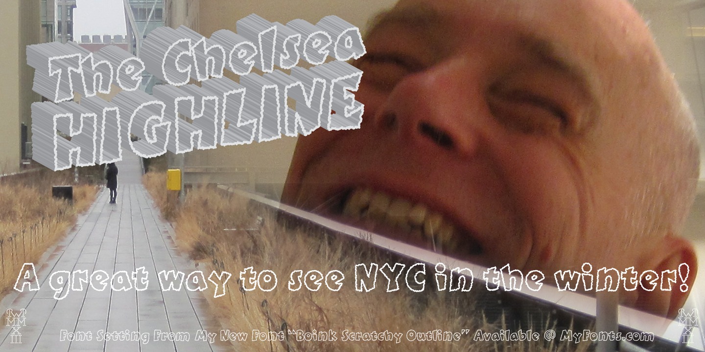 Boink Scratchy Outline