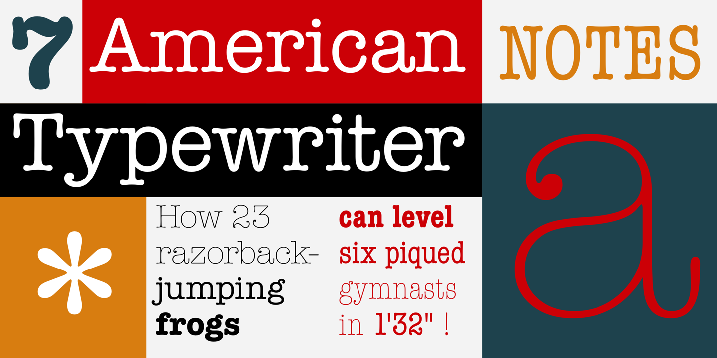ITC American Typewriter™
