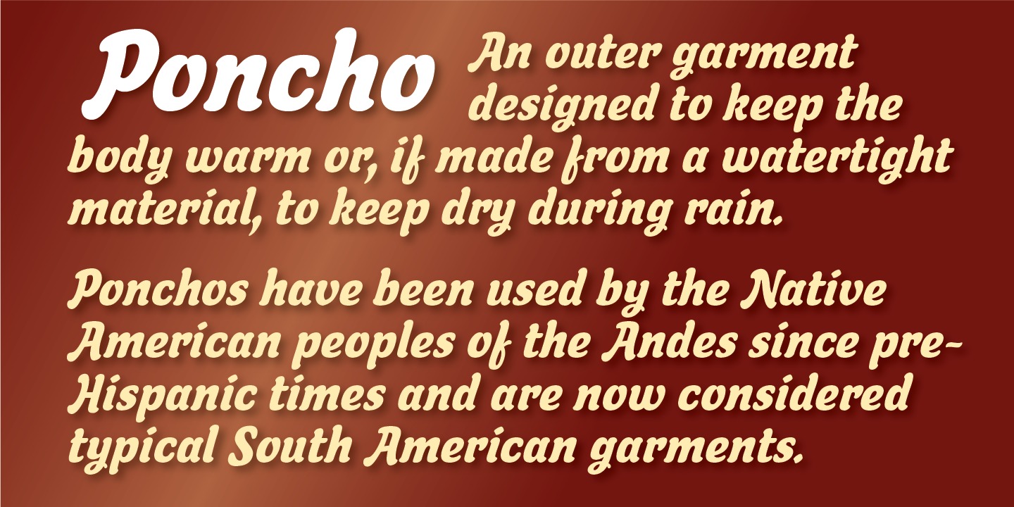 Poncho™