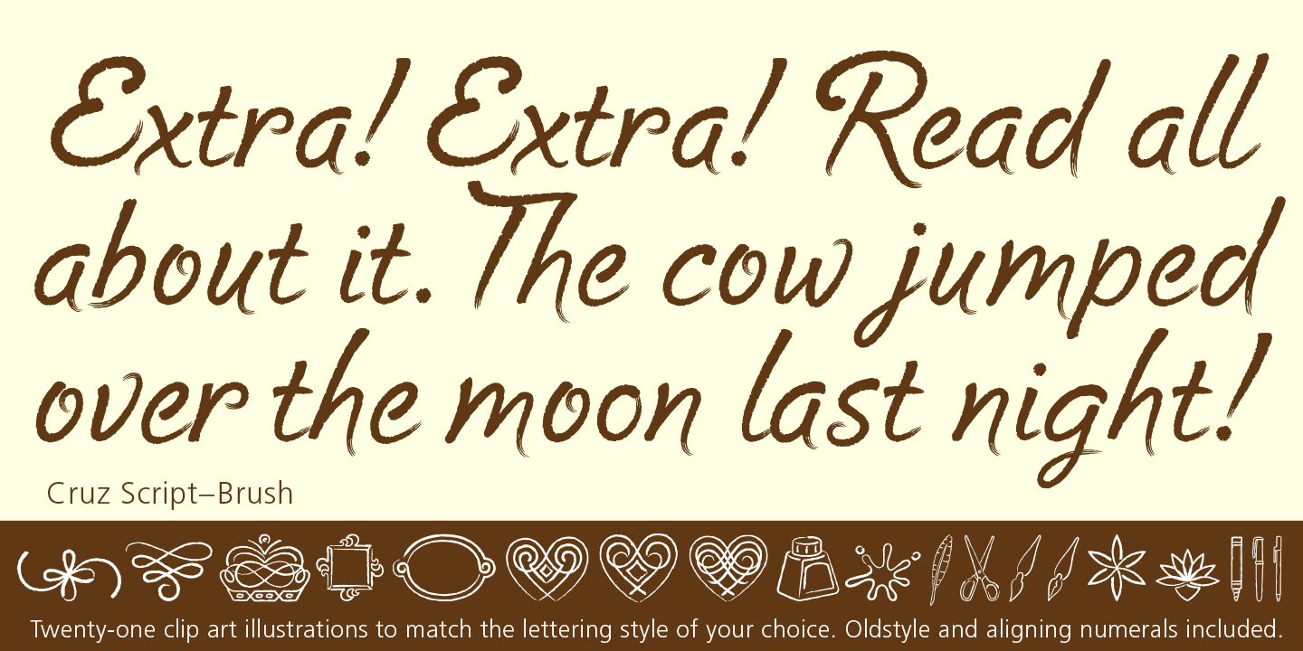 Cruz Script Brush Pro