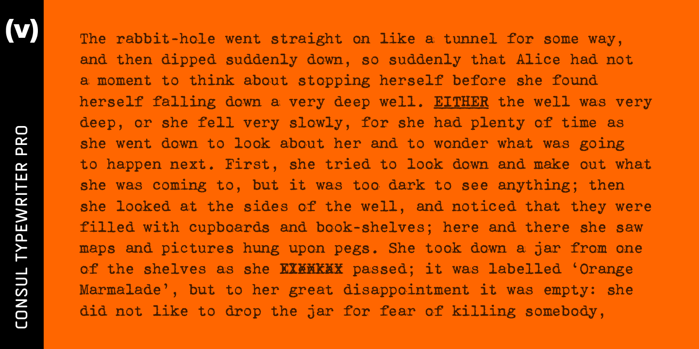 Consul Typewriter Pro™