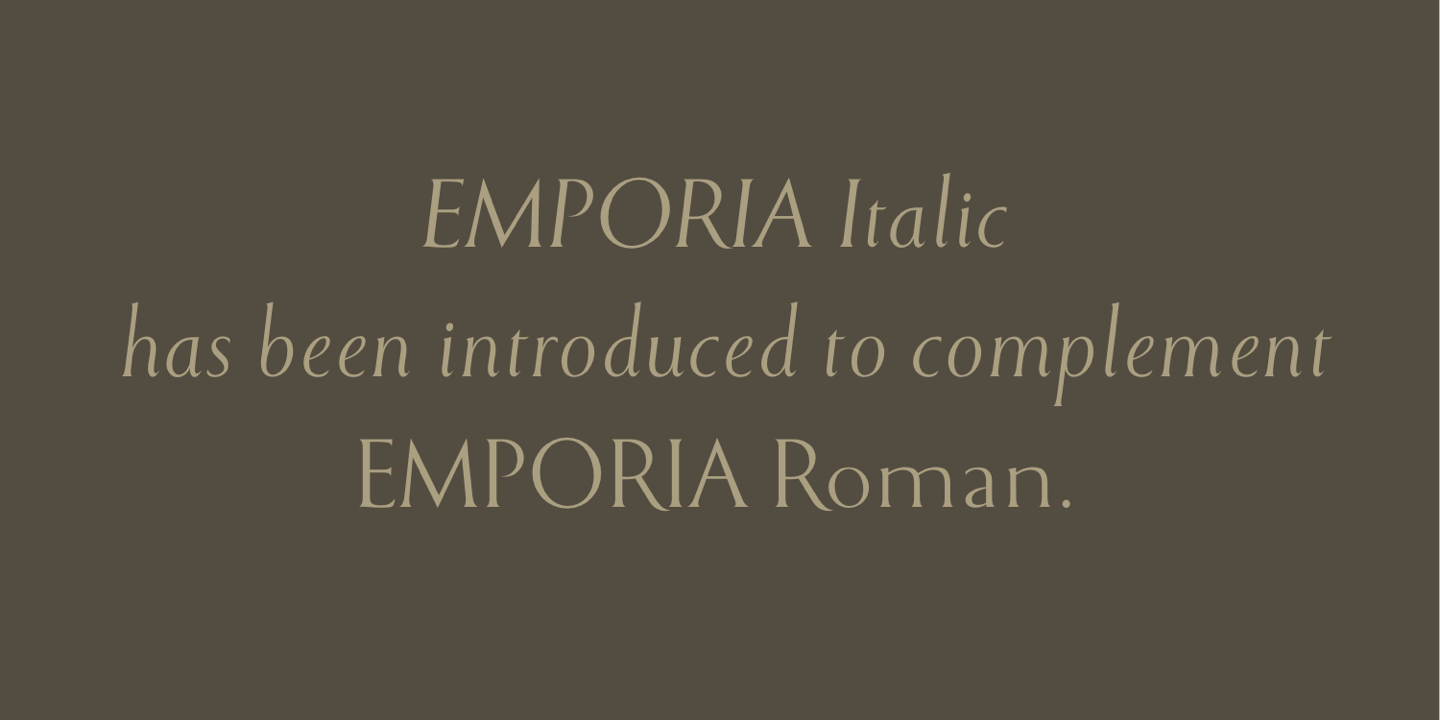 Emporia Roman™