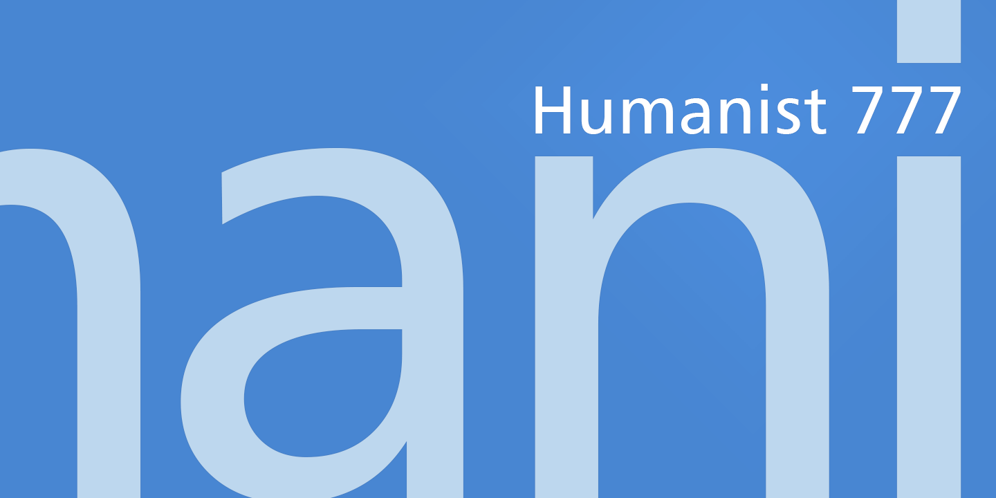 Humanist 777