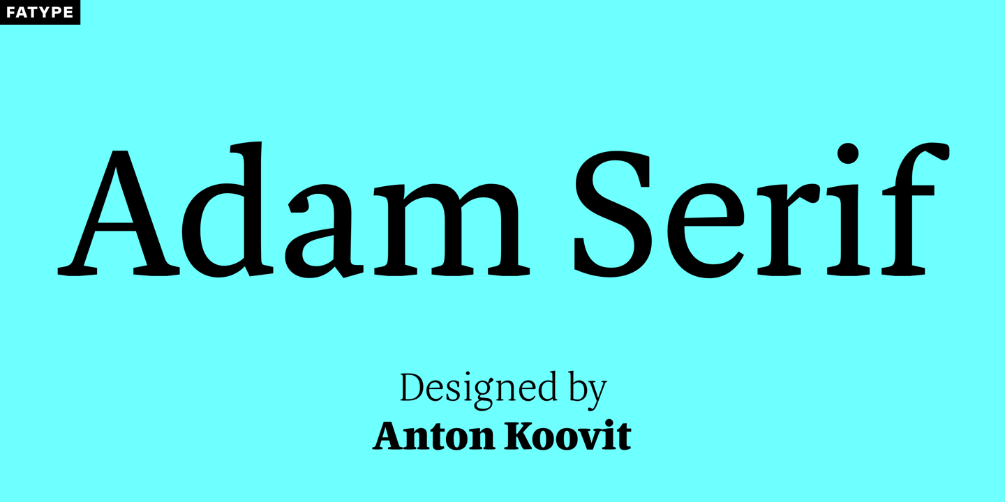 Adam Serif