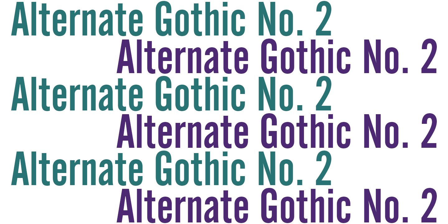 Alternate Gothic