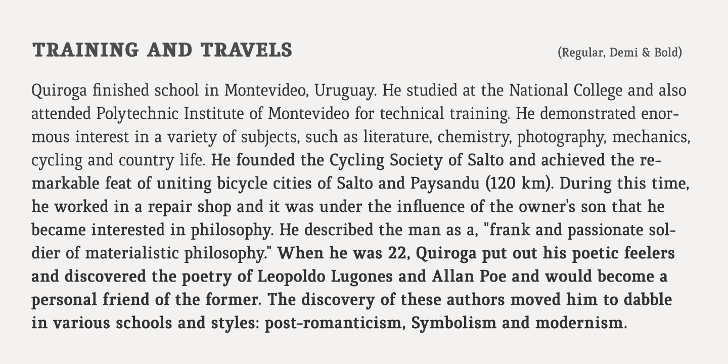 Quiroga Serif Std™