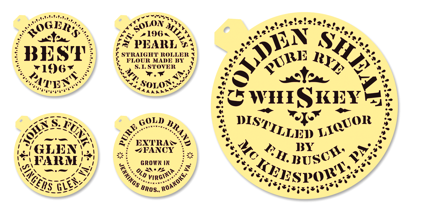 Vtg Stencil US No 2™