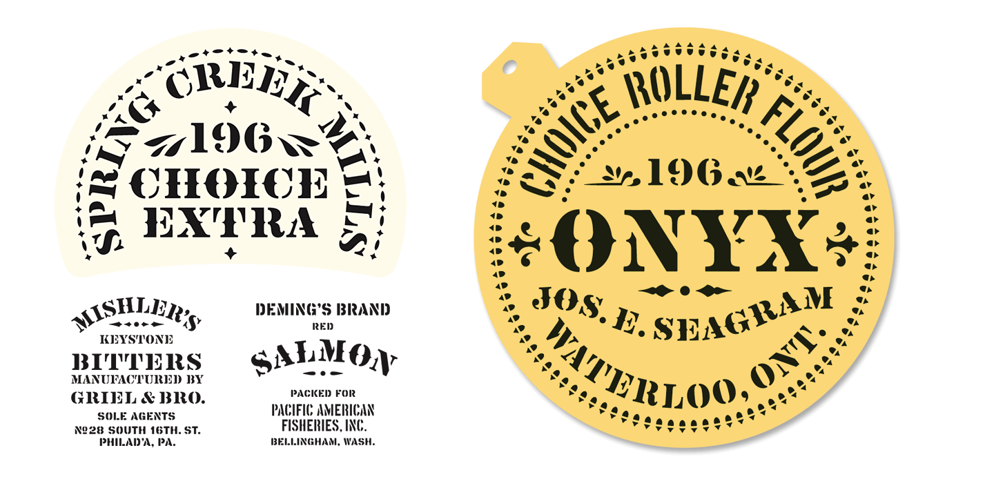 Vtg Stencil US No 2™