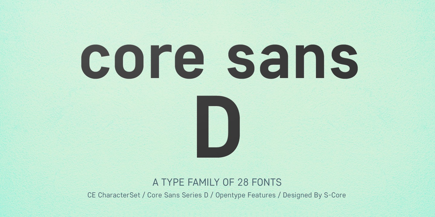 Core Sans D