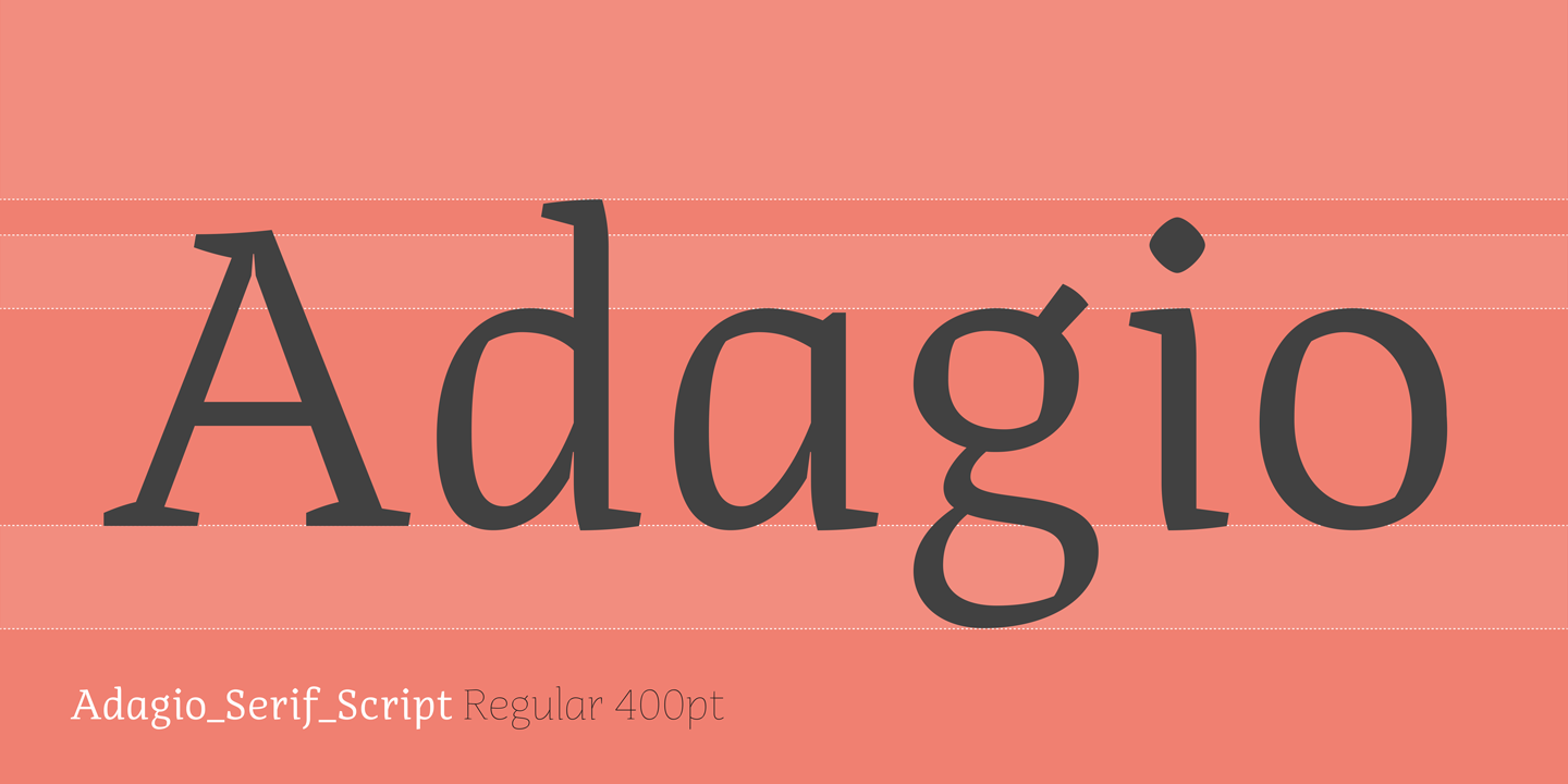 Adagio Serif Script