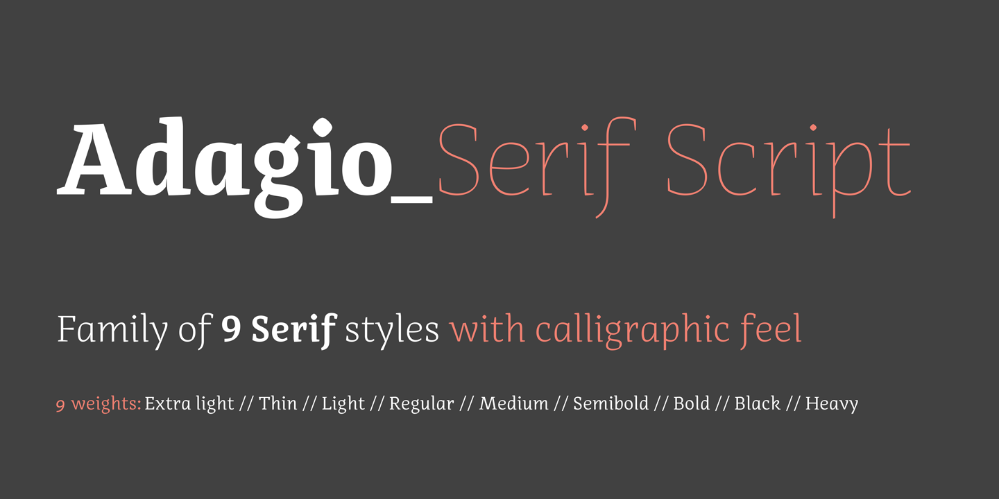 Adagio Serif Script